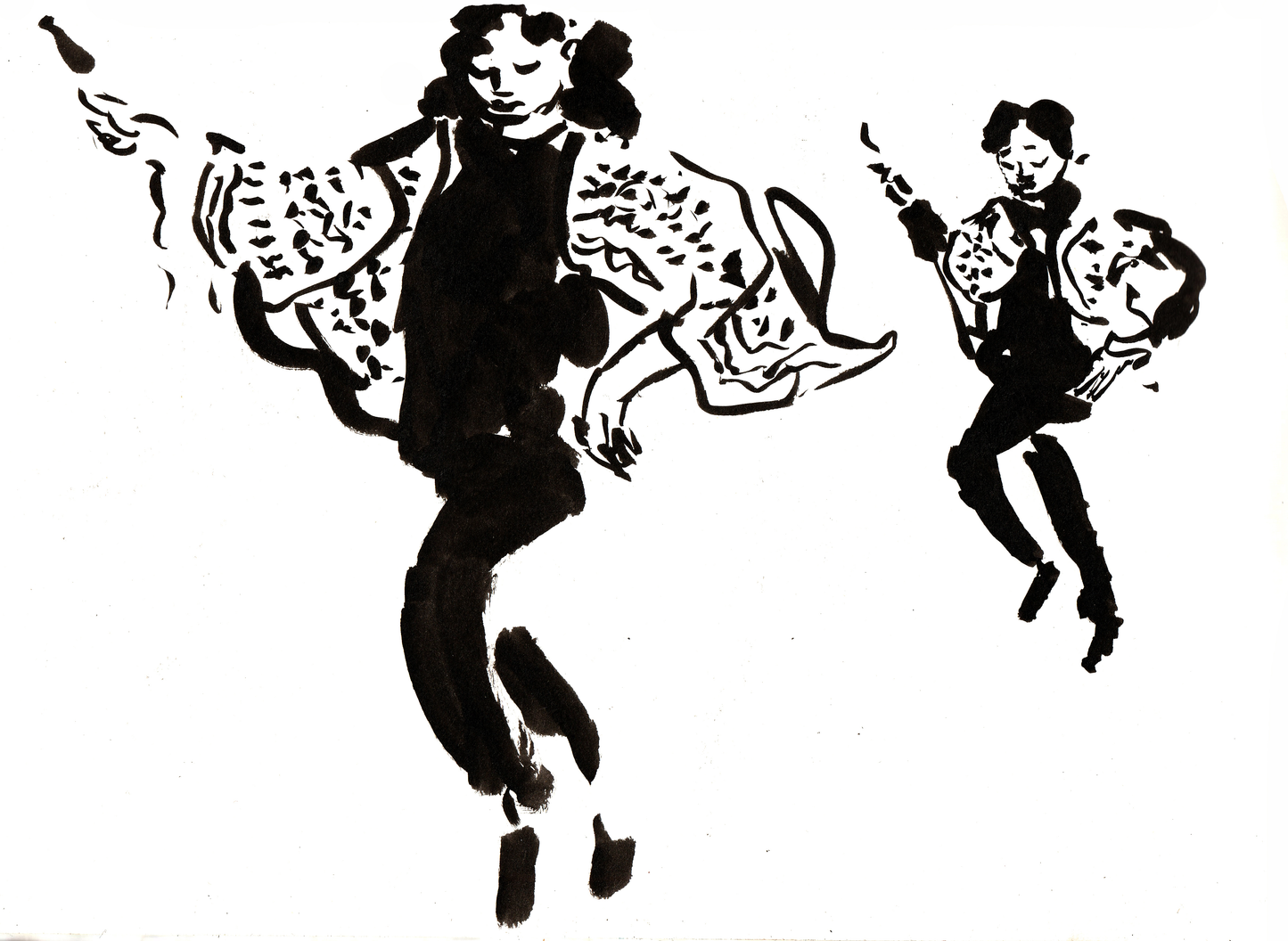 Dabke Girl (A4 Artist's Print)