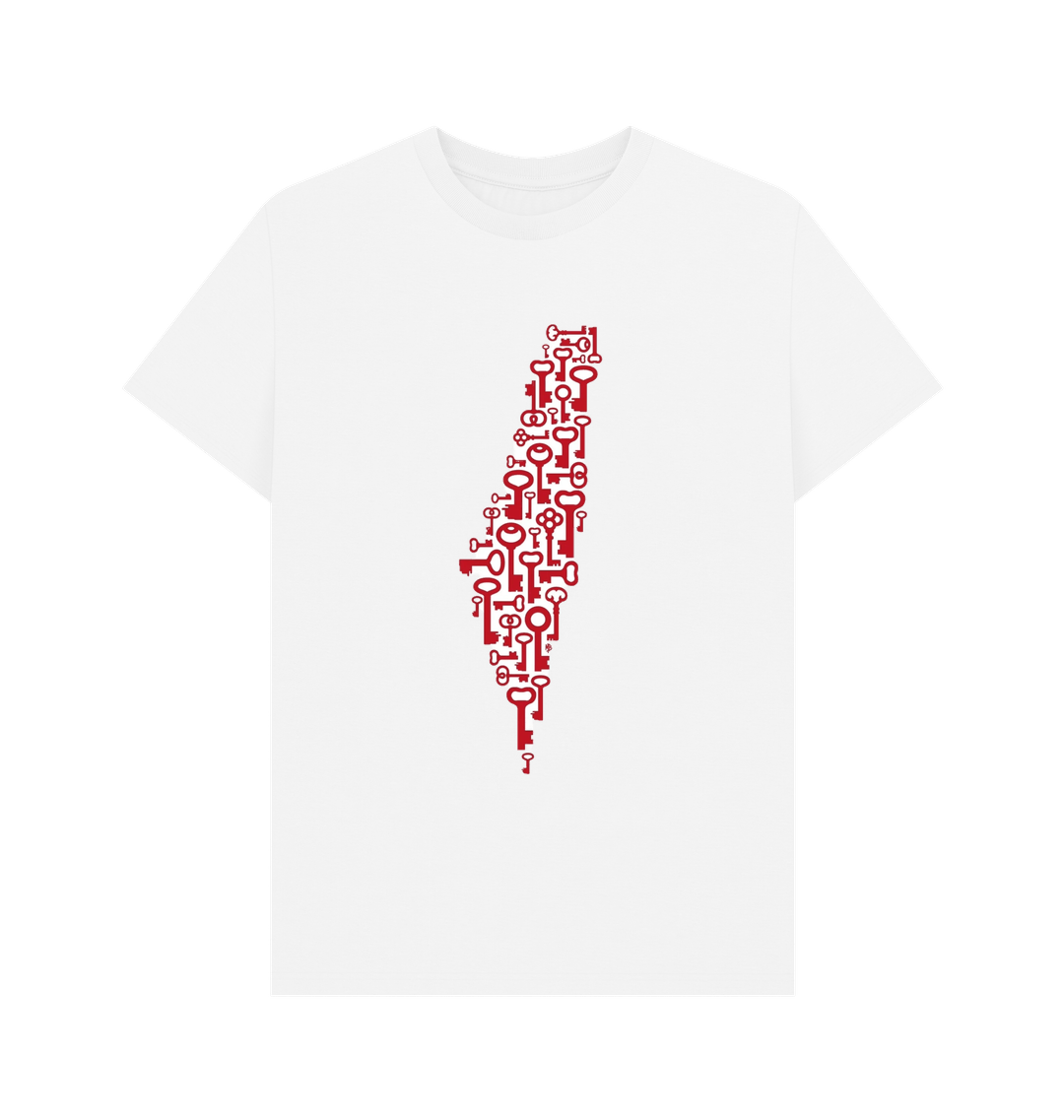 White Printed T-shirt Front