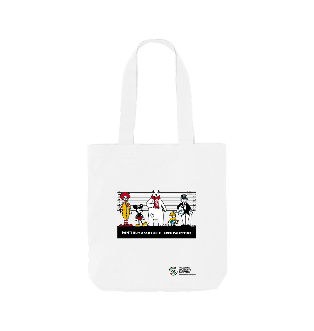 White Printed Bag Front