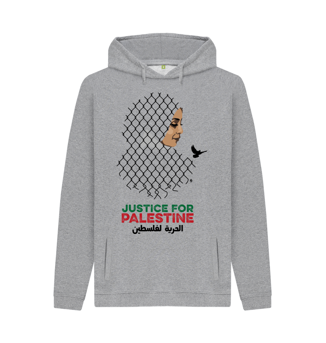 Light Heather Pullover Hoodie - \"Freedom\"