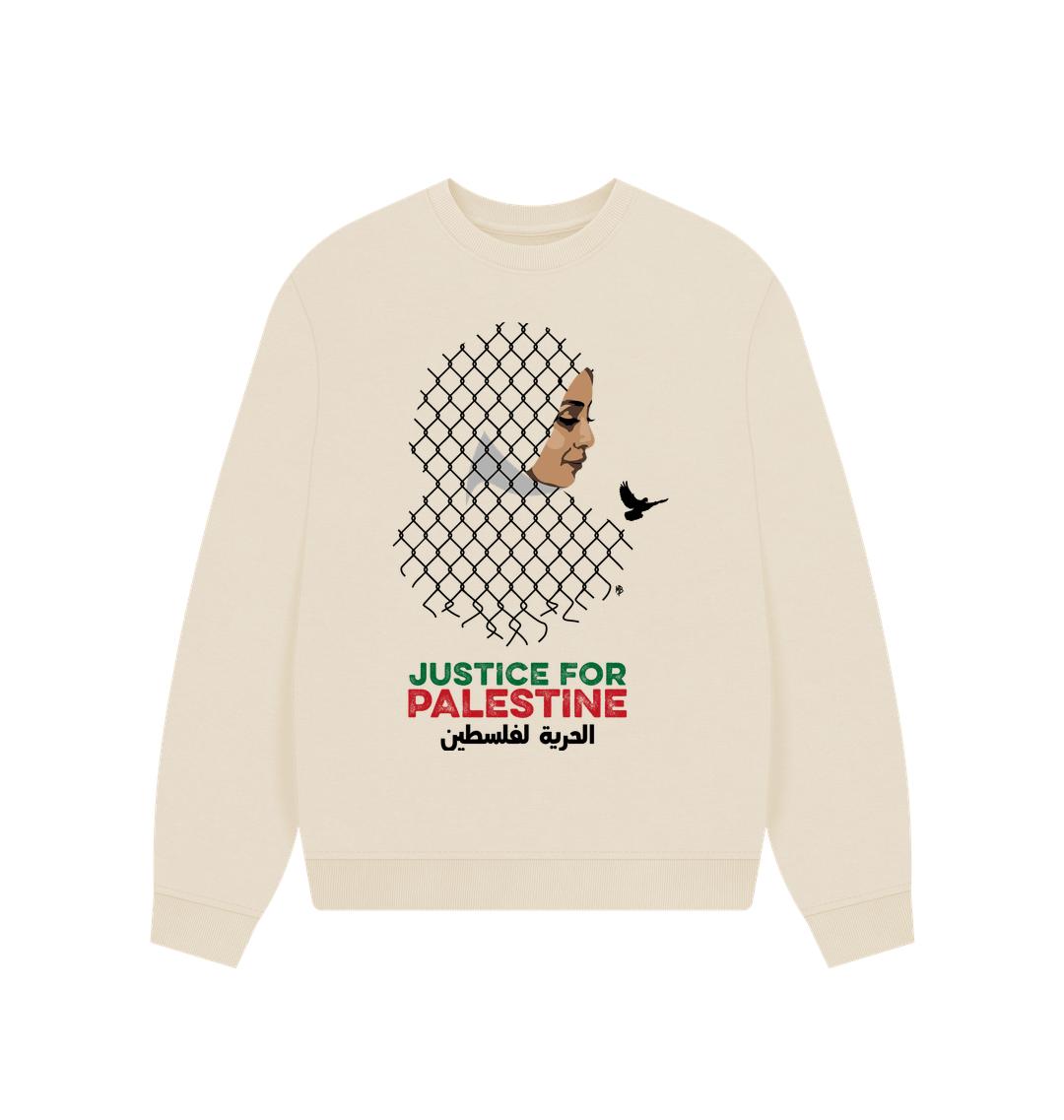 Oat Printed Sweater Front