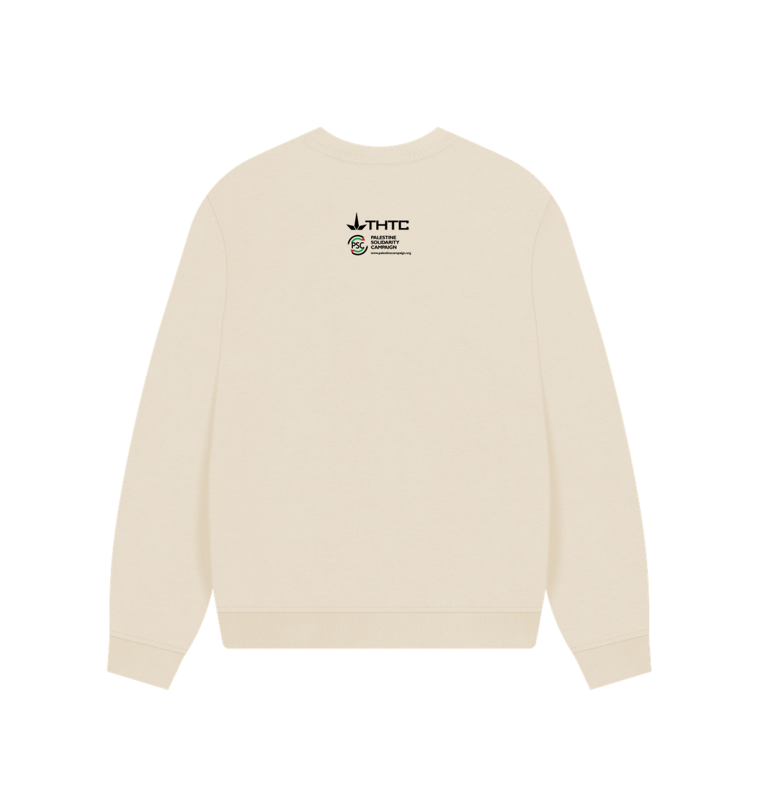 Oat Printed Sweater Back