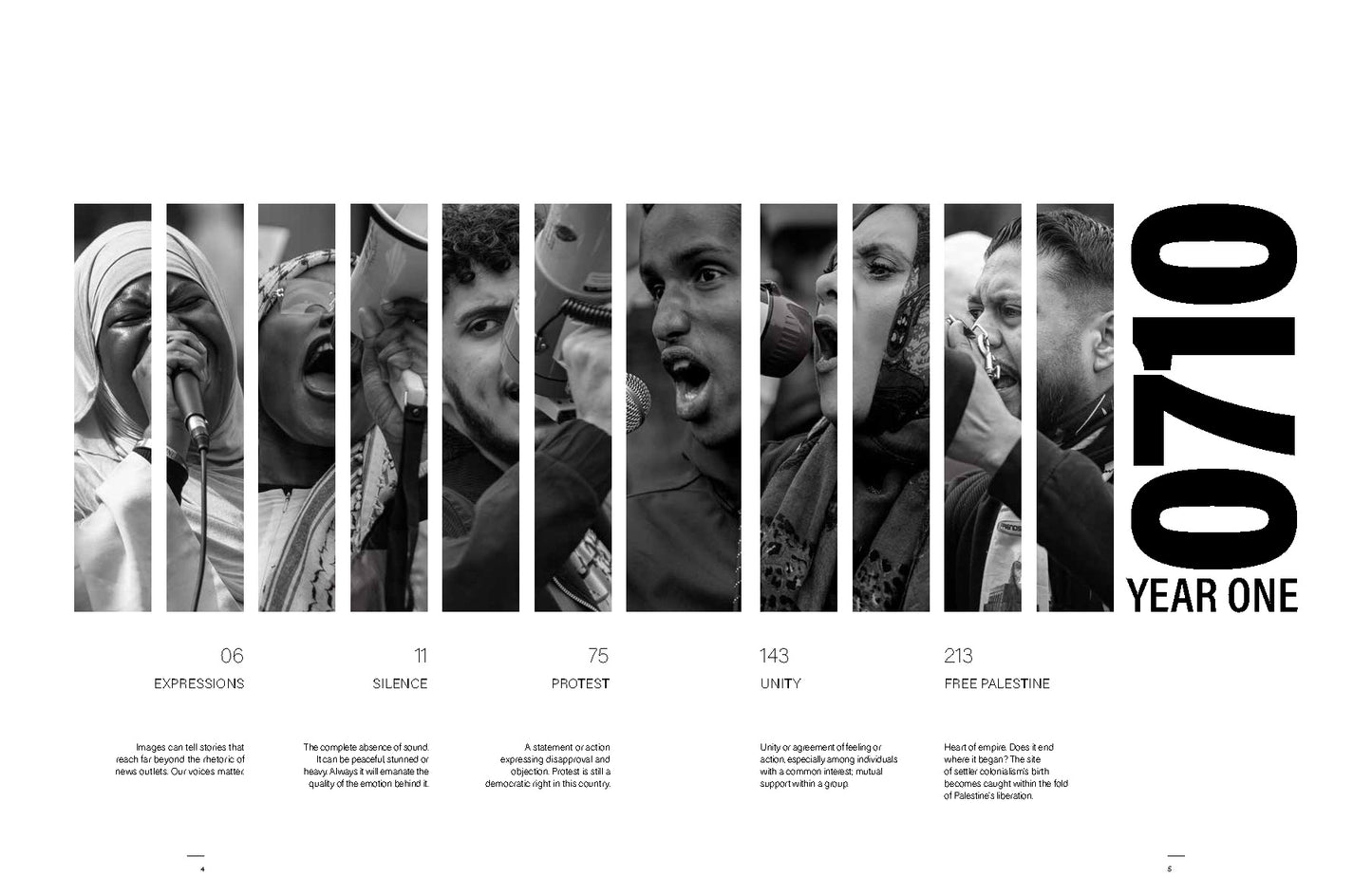 Photobook - '0710 year one' A celebration of Demonstration