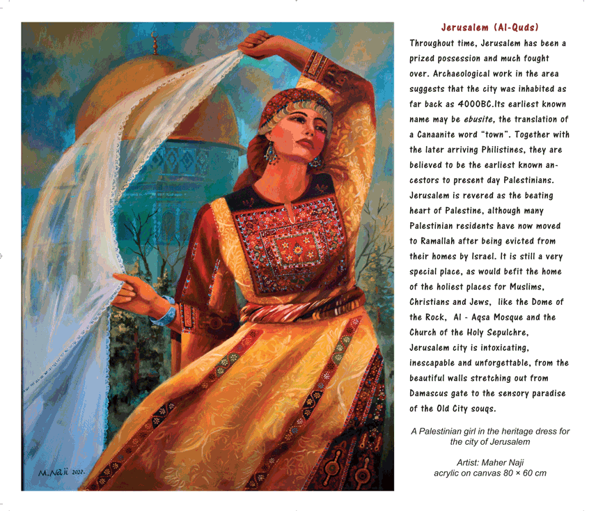 Colours from Palestine 2024 Calendar