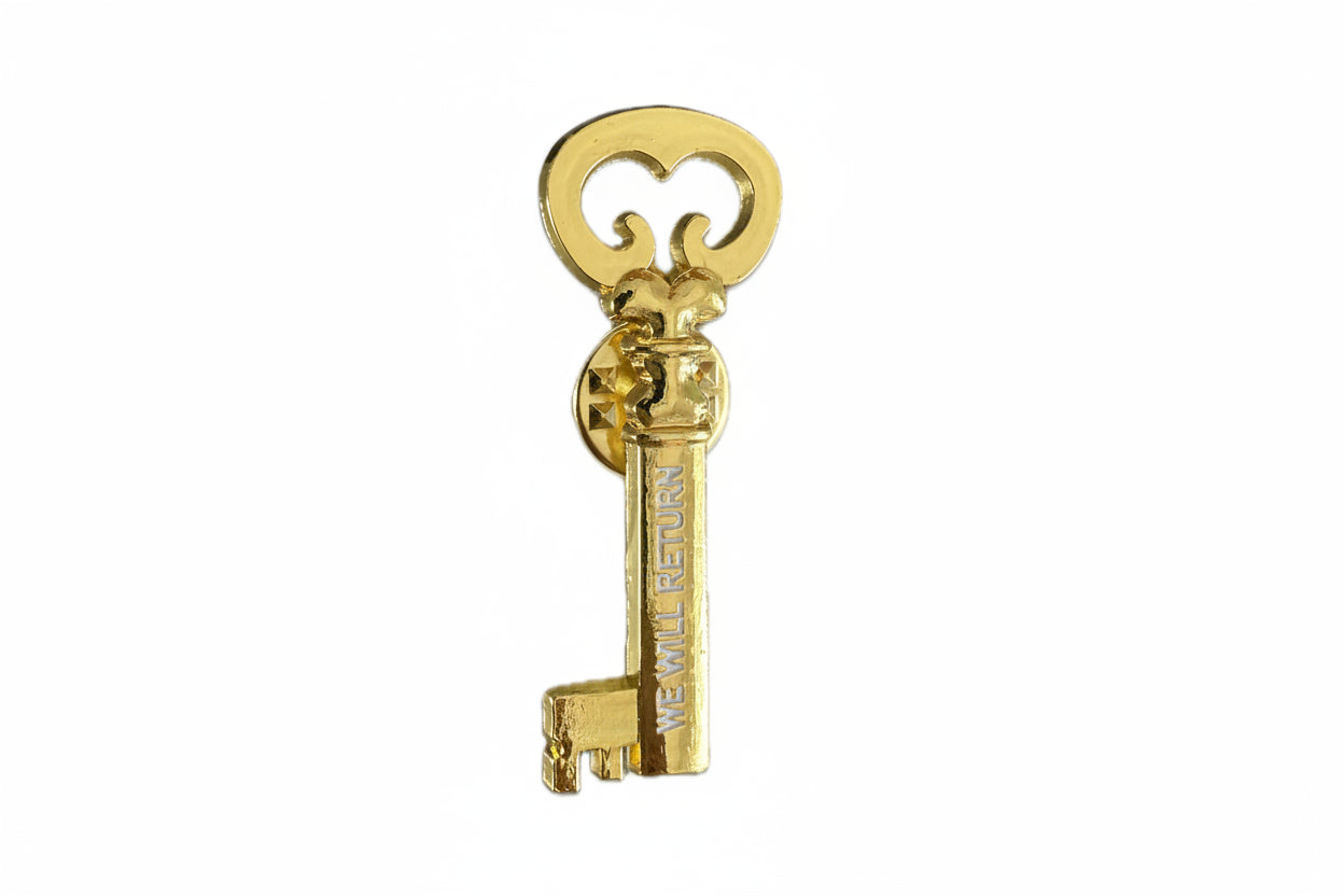 Key of Return Pin Badge