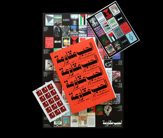 Book - Love is Resistance 77 Tear-Out Posters for Palestine