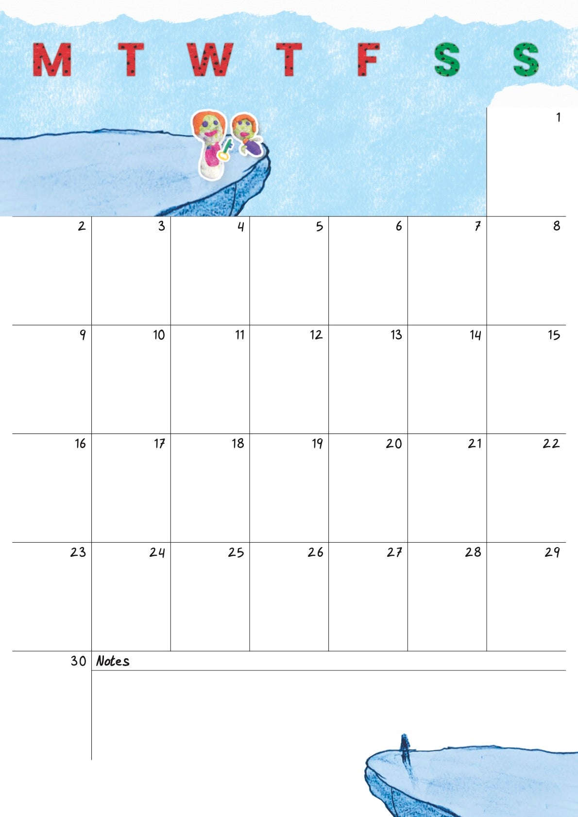 Hope & Play Calendar 2026