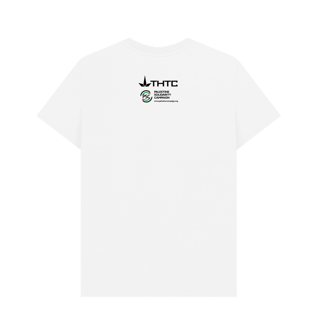 White Printed T-shirt Back