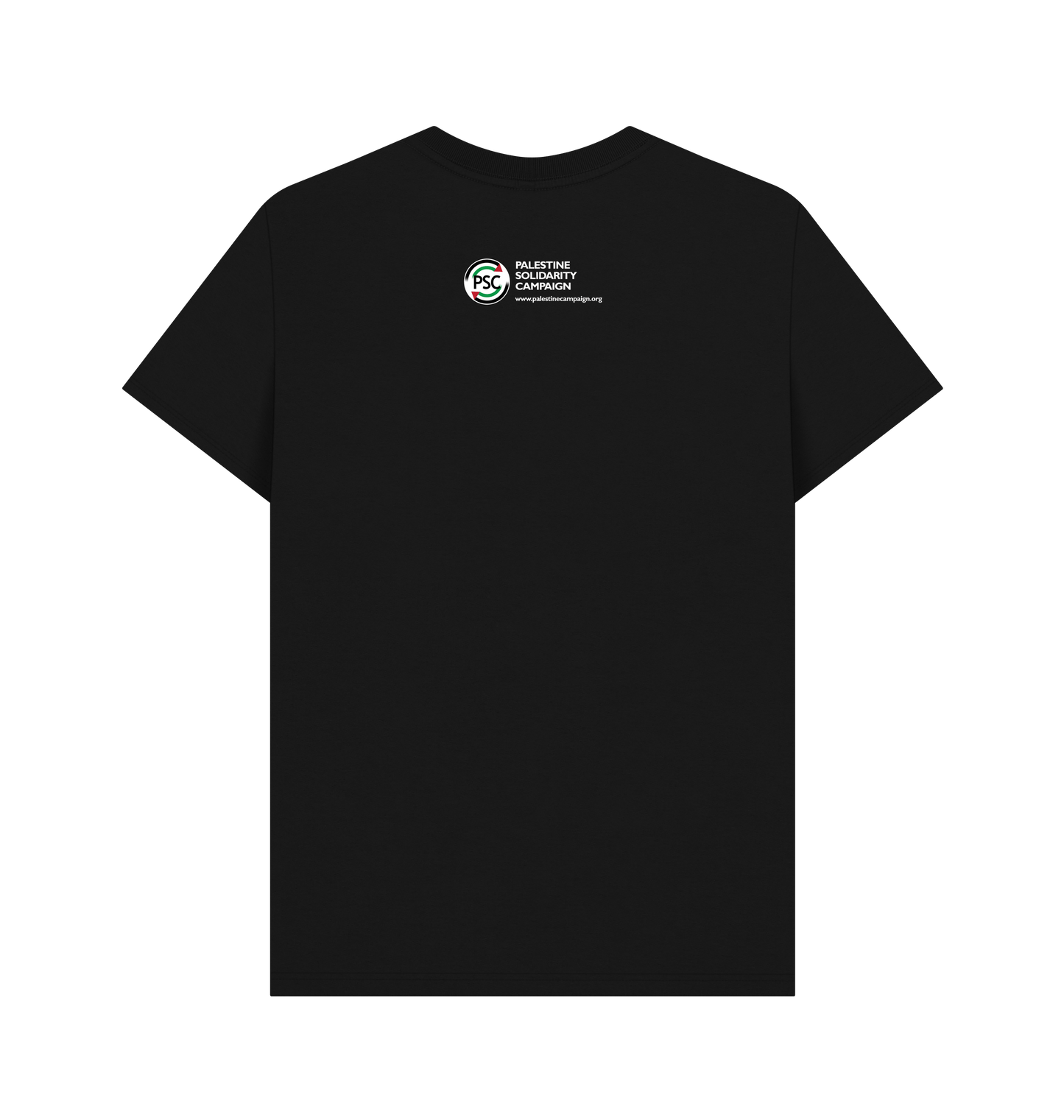 Black Printed T-shirt Back