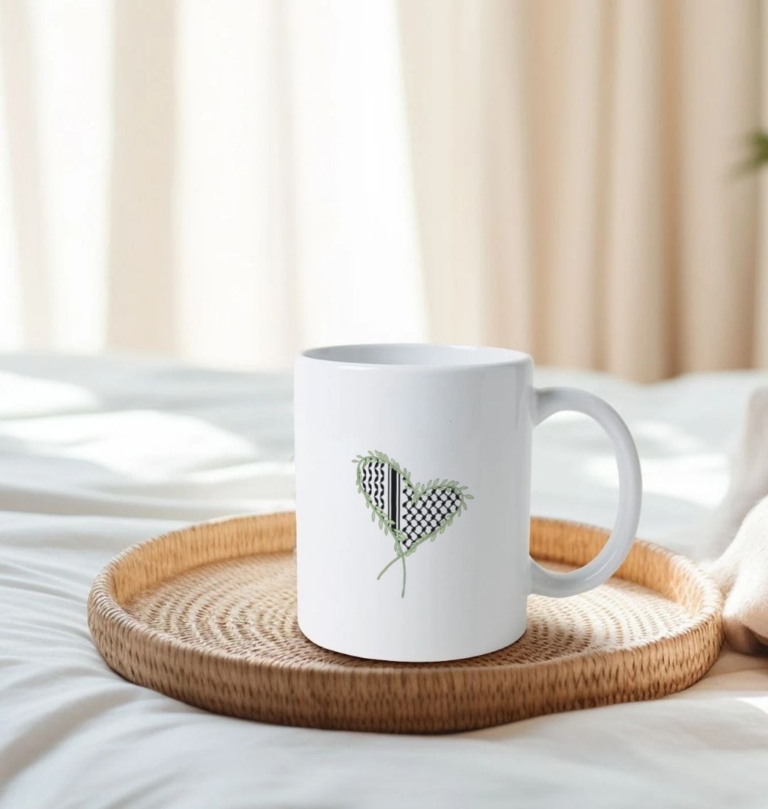 Keffiyeh "Heart " Mug