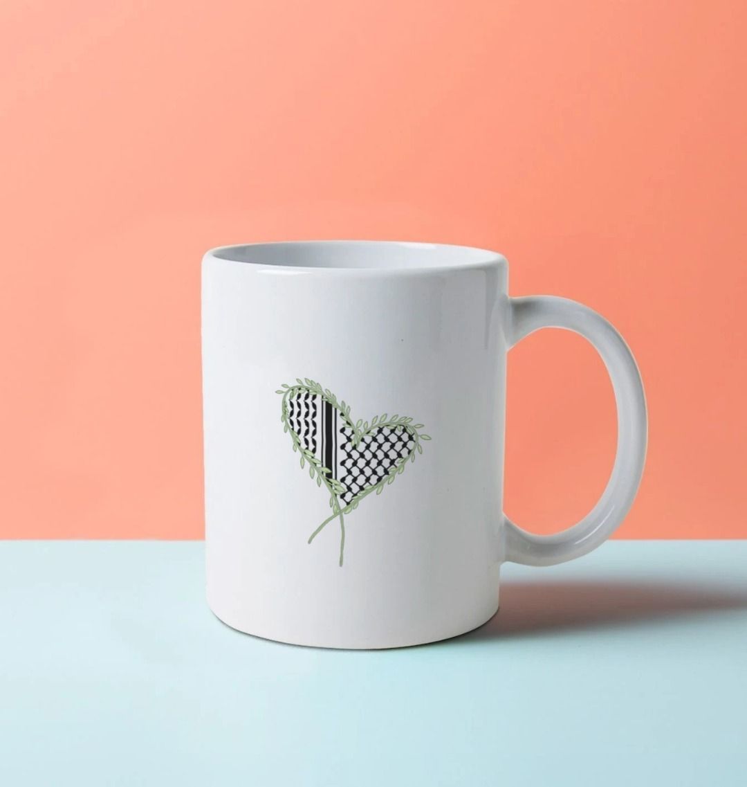 Keffiyeh "Heart " Mug
