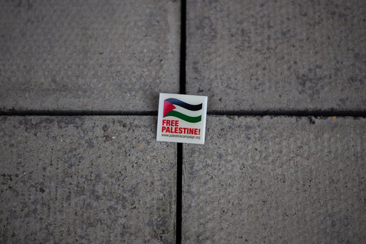 Products Free Palestine Square Enamel Pin Badge