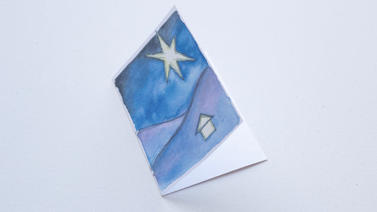 Greetings Cards - Christmas Bethlehem Landscape