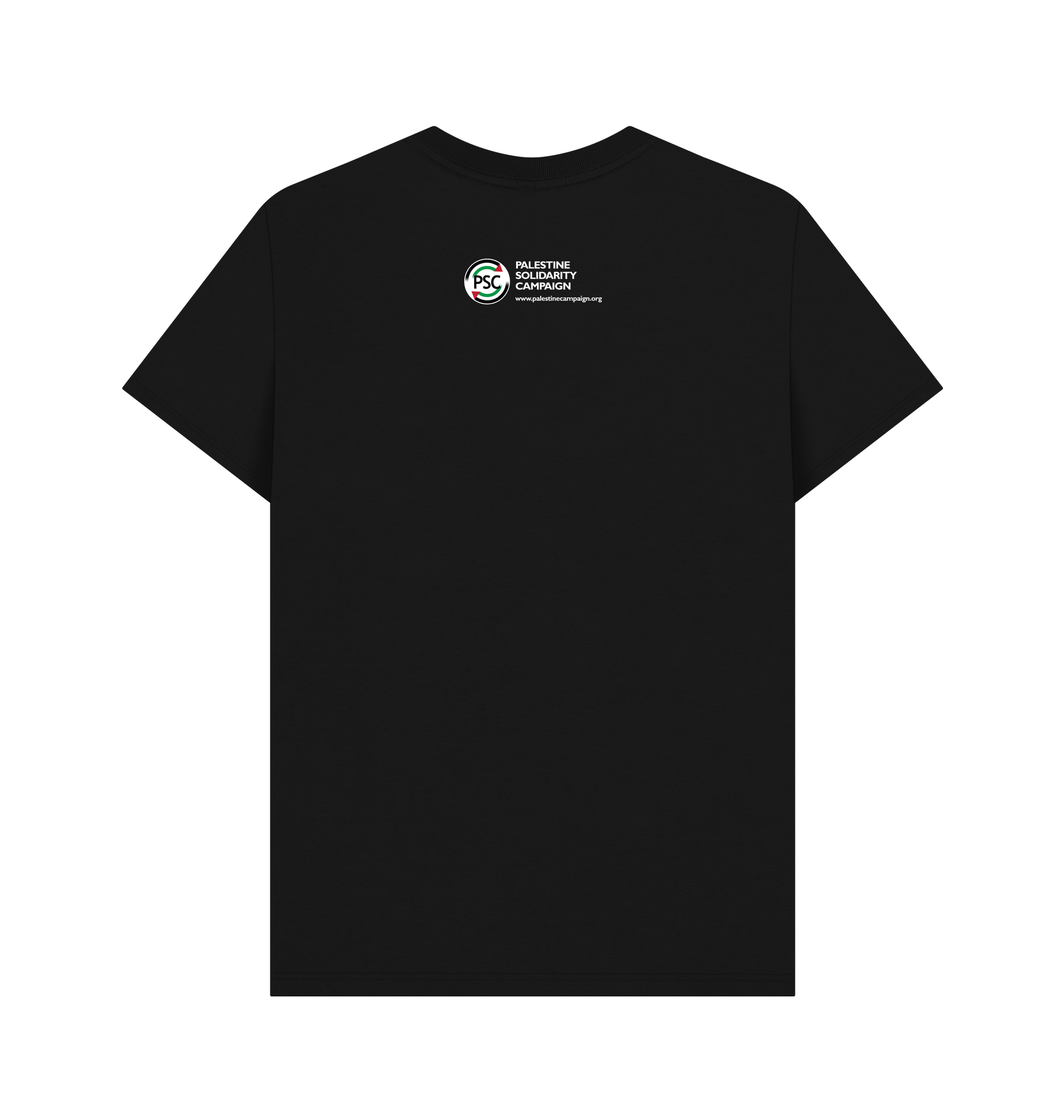 Black Printed T-shirt Back