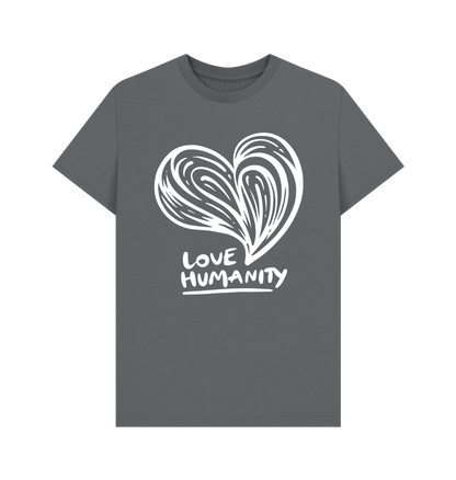 Slate Grey Printed T-shirt Front