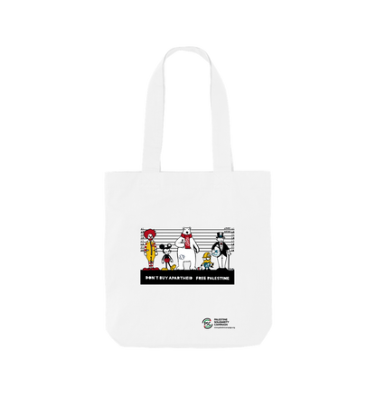 White Printed Bag Front
