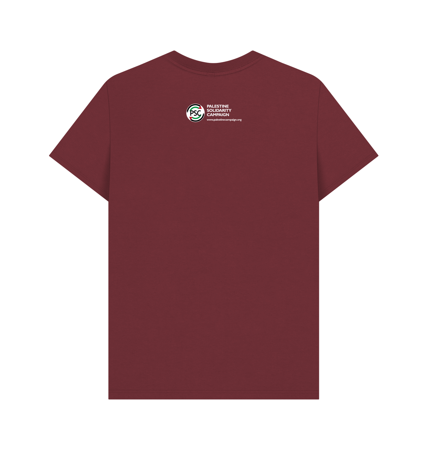 Red Wine Printed T-shirt Back