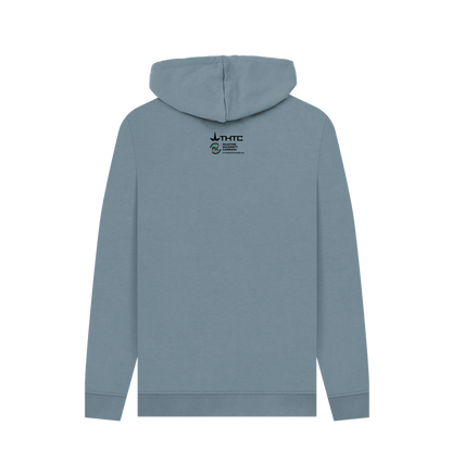 Stone Blue Printed Hoody Back