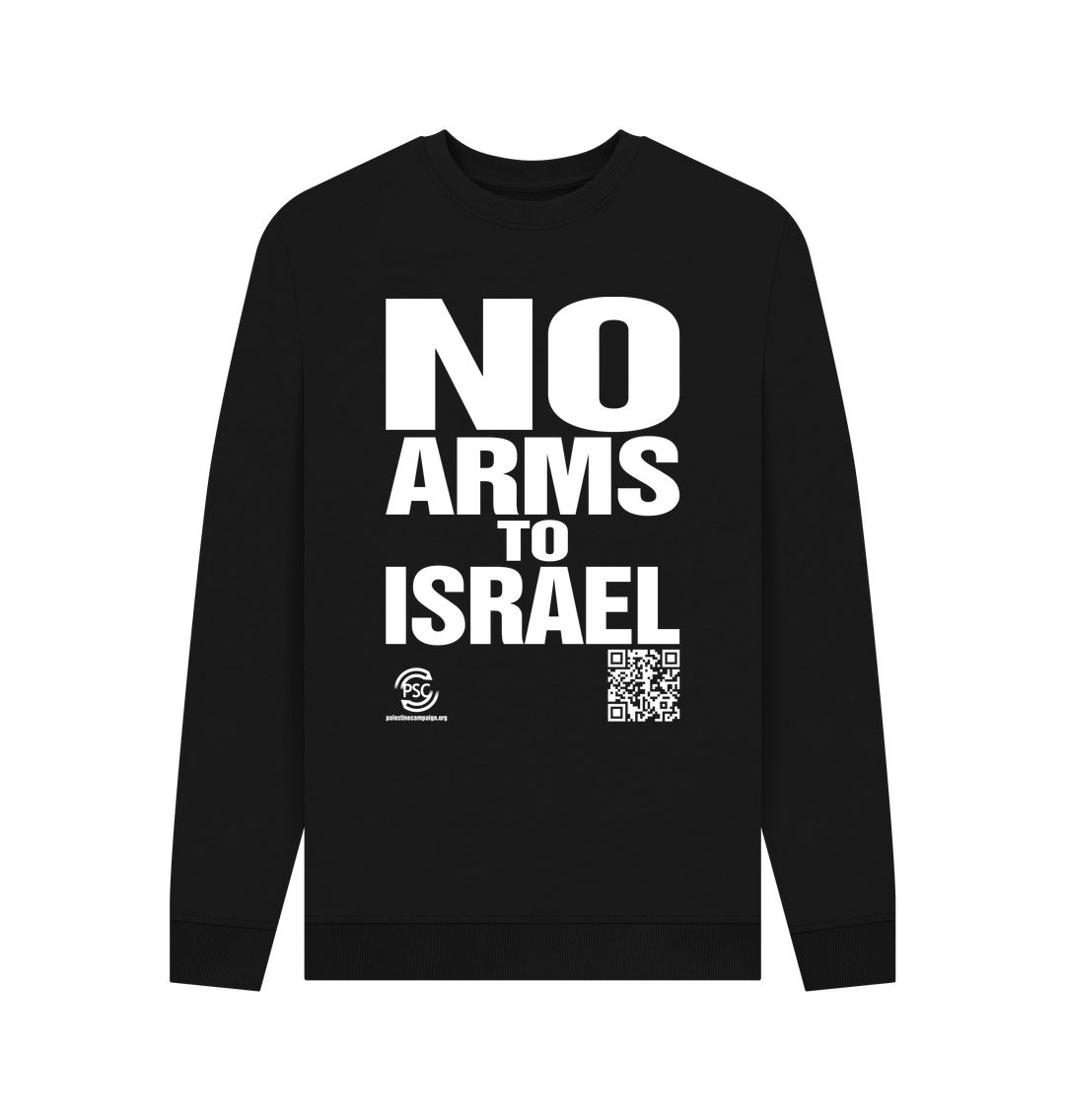 Black No Arms To Israel Black Sweatshirt