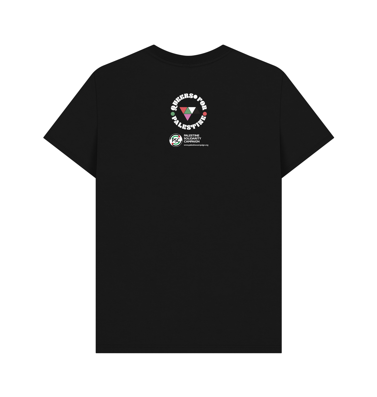 Black Printed T-shirt Back