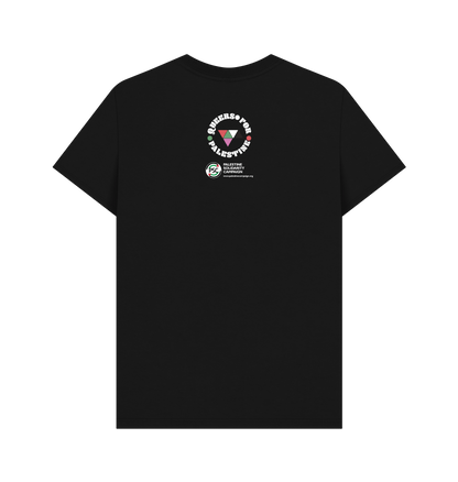 Black Printed T-shirt Back