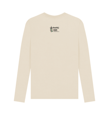 Oat Printed Long Sleeve T Shirt Back