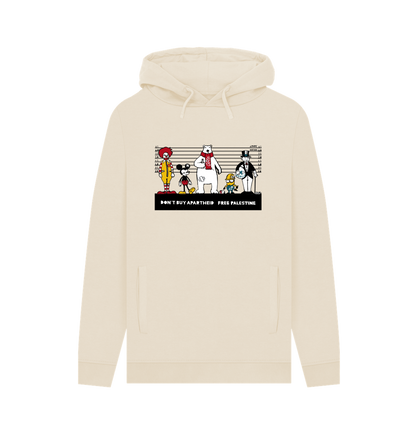 Oat Printed Hoody Front