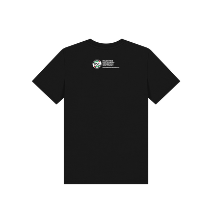 Black Printed Kids T-Shirt