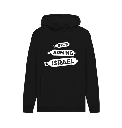 Black Printed Hoody Front