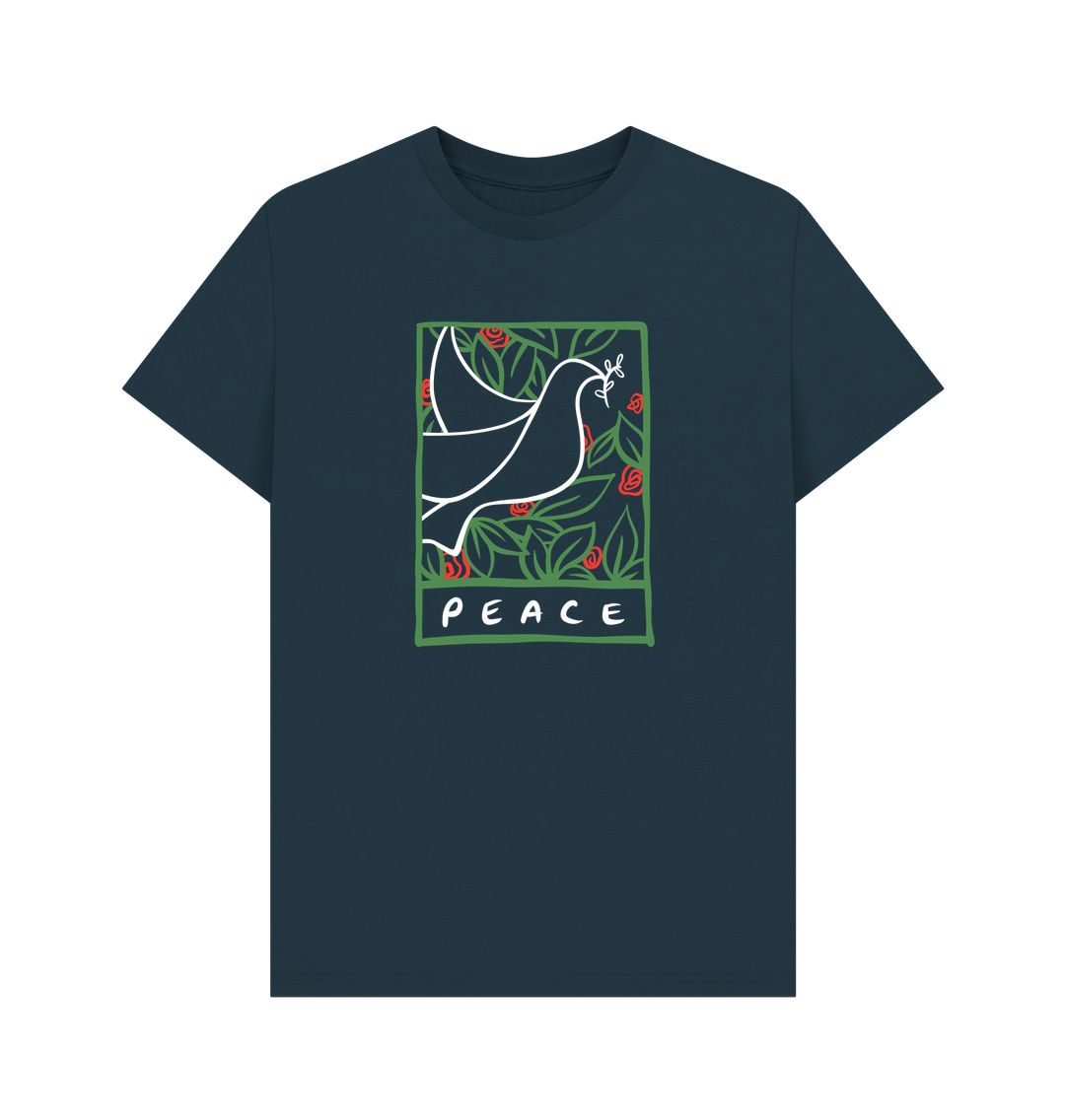 Denim Blue Unisex T-Shirt - Peace