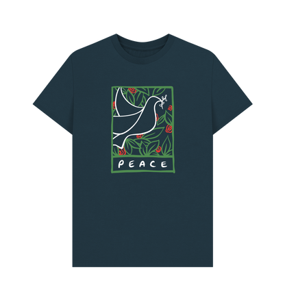 Denim Blue Unisex T-Shirt - Peace