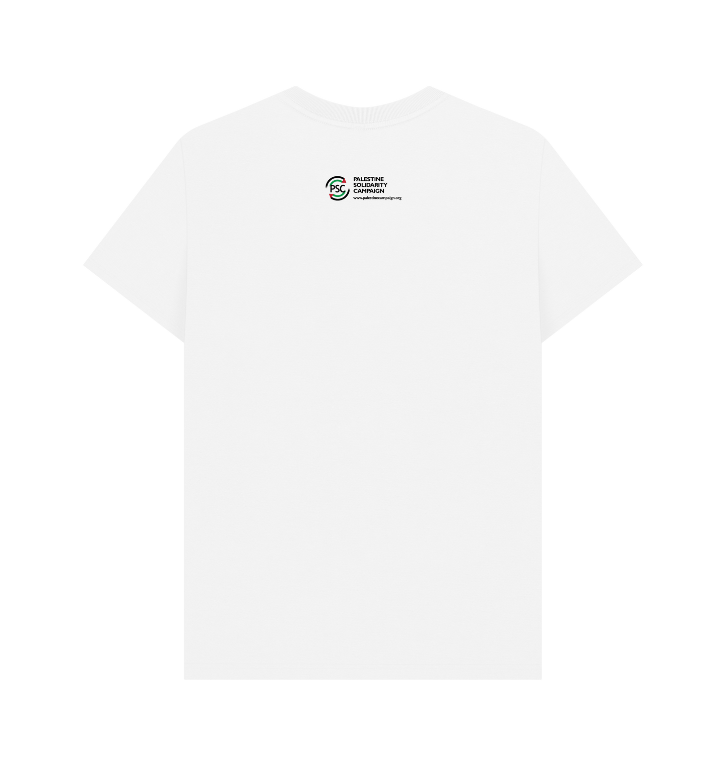 White Printed T-shirt Back