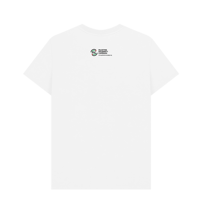 White Printed T-shirt Back