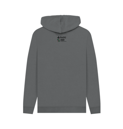 Slate Grey Printed Hoody Back
