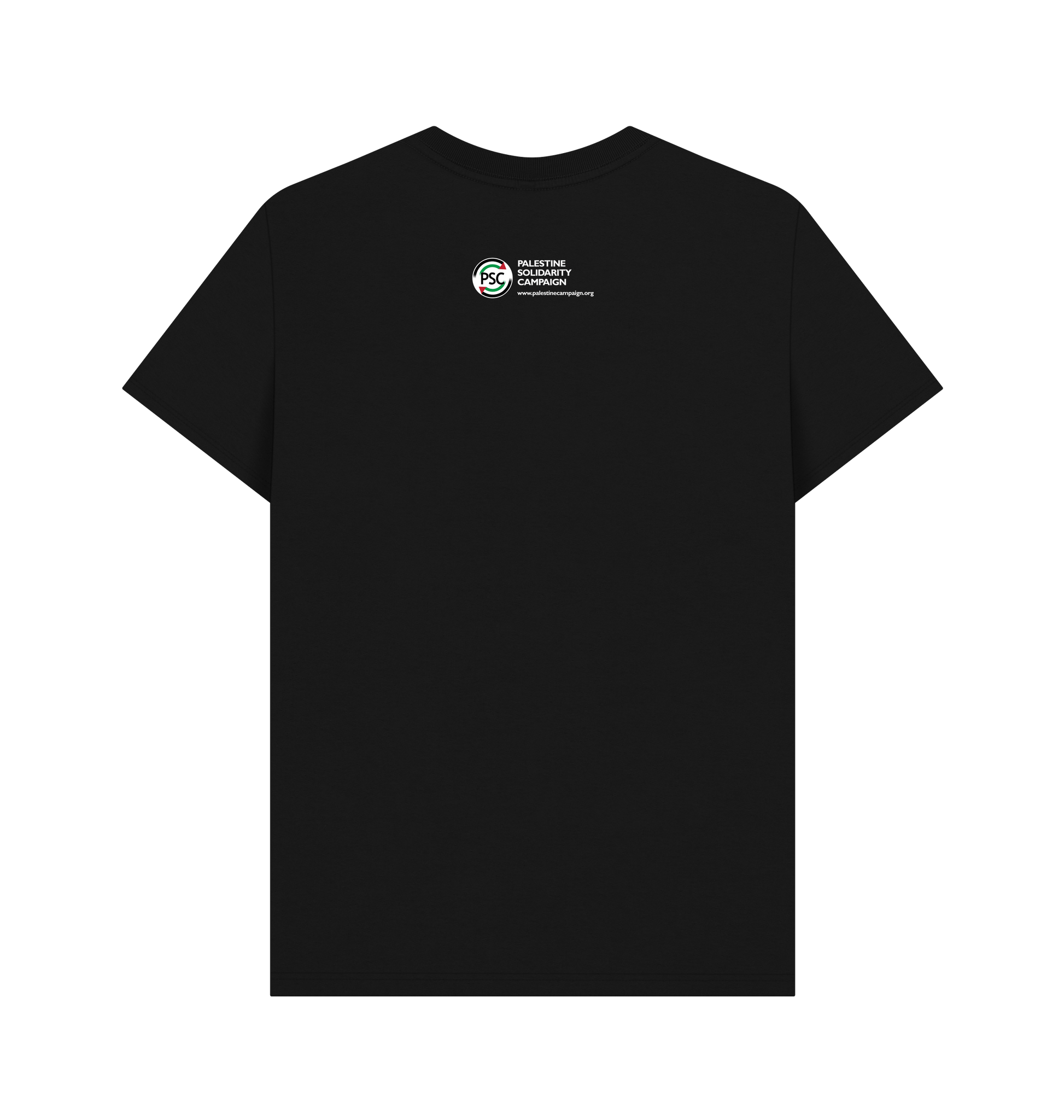 Black Printed T-shirt Back