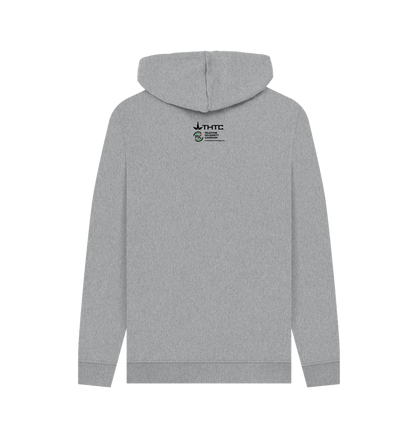 Light Heather Printed Hoody Back
