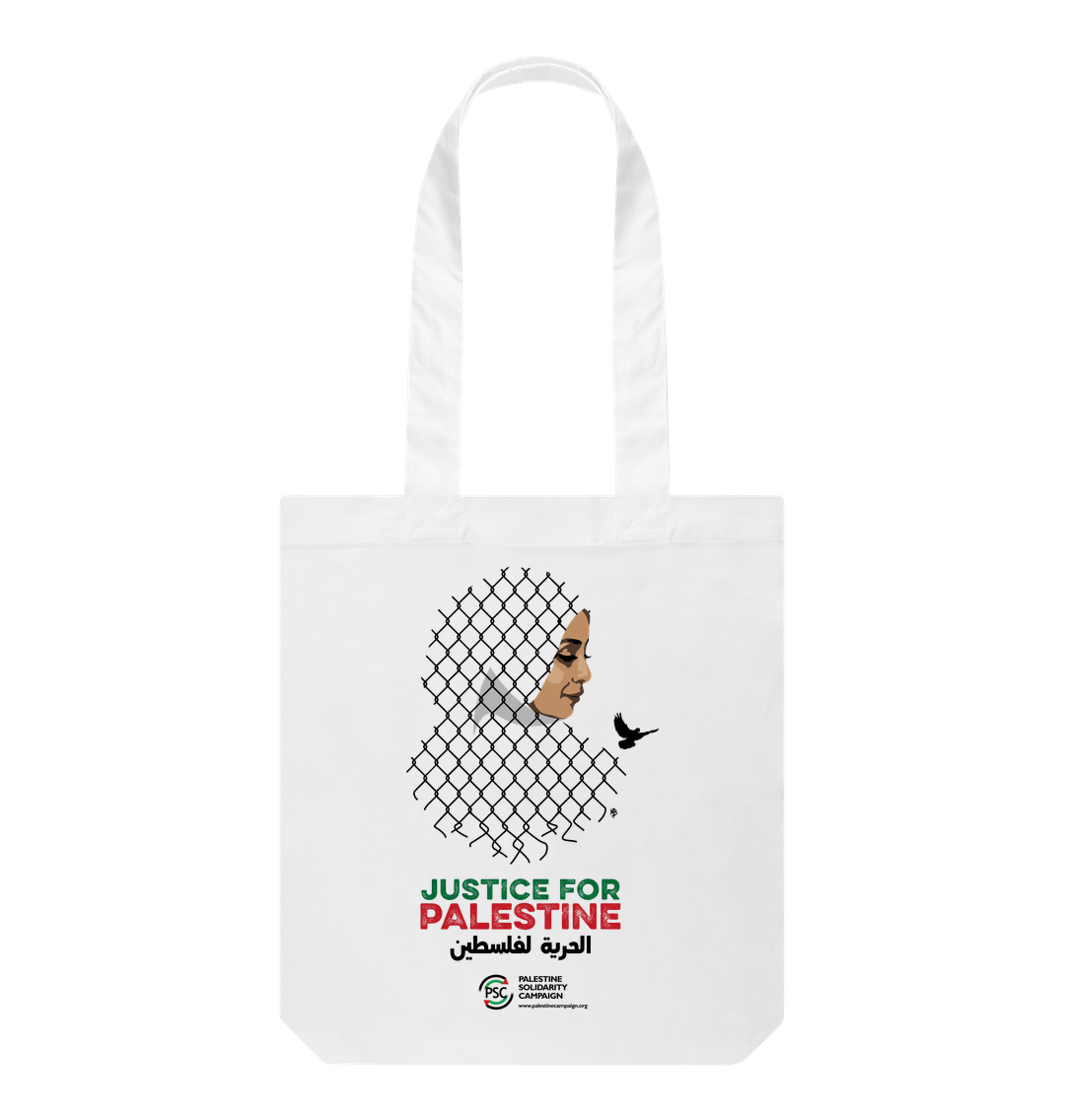 White Tote Bag - Freedom