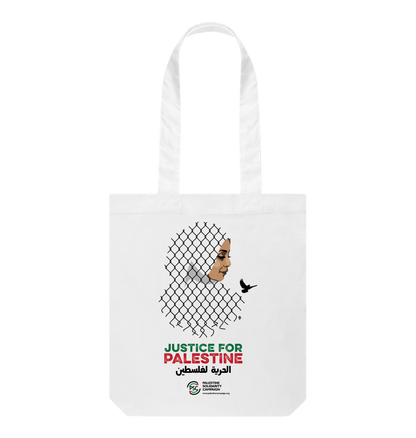 White Tote Bag - Freedom