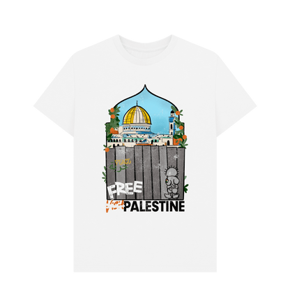 White Printed T-shirt Front