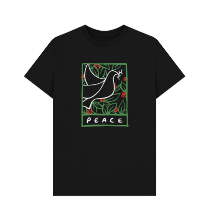 Black Unisex T-Shirt - Peace