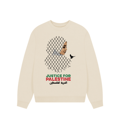 Oat Printed Sweater Front