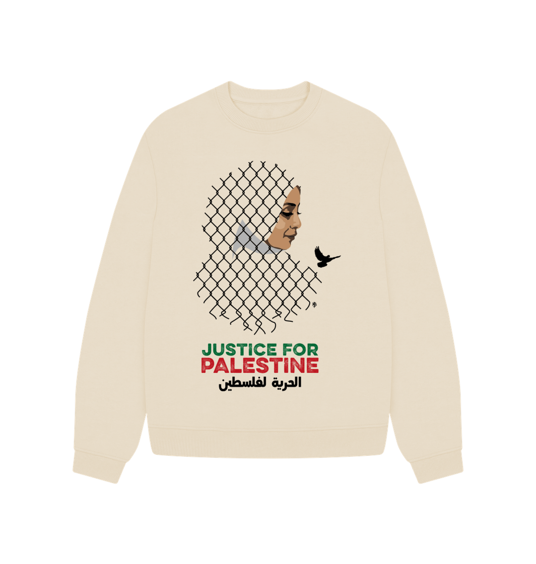 Oat Women's Oversized Jumper - ' Freedom'