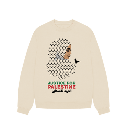 Oat Women's Oversized Jumper - ' Freedom'