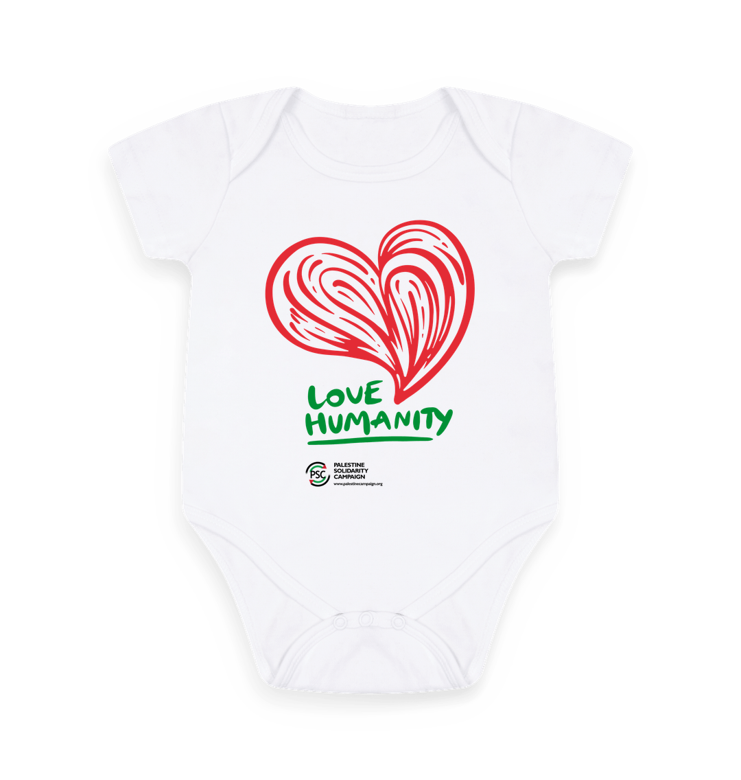 White Printed baby grow