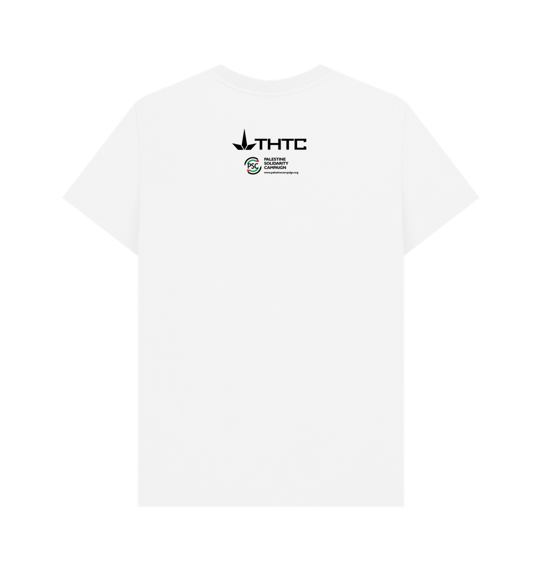 White Printed T-shirt Back