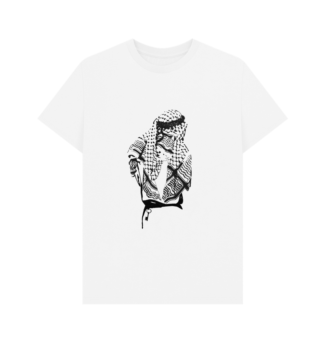 White A'amo Black T-shirt