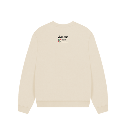 Oat Printed Sweater Back