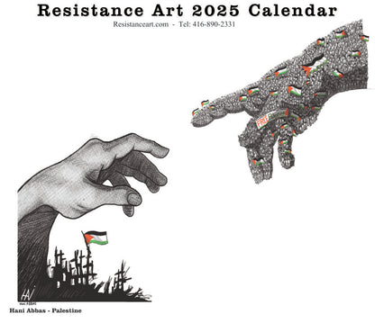 Colours from Palestine 2025 Resistance Art Calendar