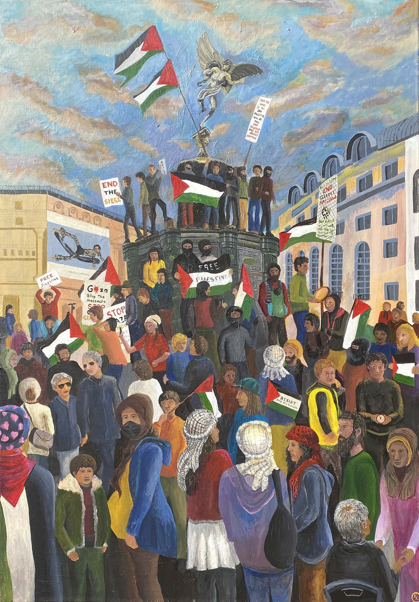 Greeting Cards - Protest for Palestine Pack of 3