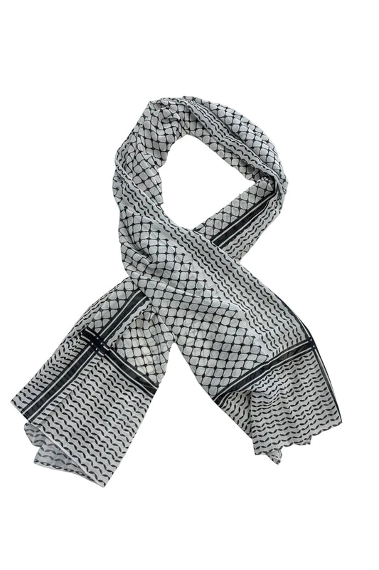 Keffiyeh Chiffon Scarf